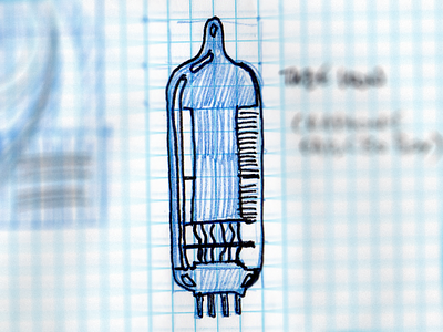 Vacuum tube sketch