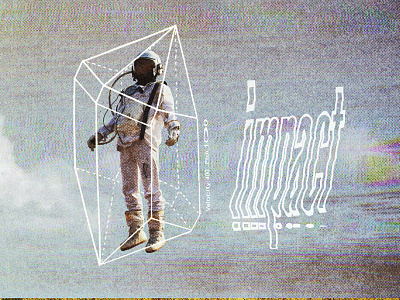 #collageretreat 057. 12/28/2020. astronaut collage collage art crystal digital collage distorted type sbh surreal textured the shop typography weird