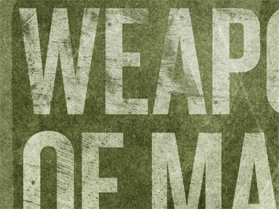 Weapons of Mass... green grunge moutain textured weapons of mass creation wmc wmc fest