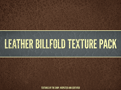 Leather billfold texture pack