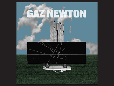 Gaz Newton - Loveheroin [LP] album art collage collage art sbh surreal textured the shop weird
