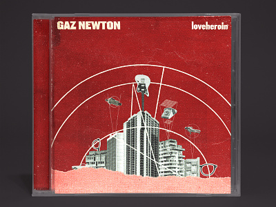 Gaz Newton - Lovheroin [LP] album art collage collage art digital collage sbh surreal textured the shop weird
