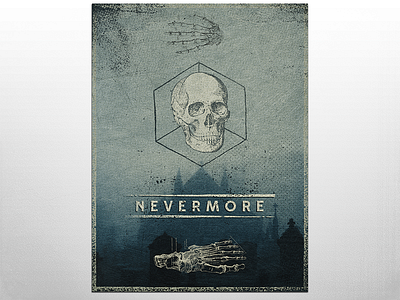 Gothic poster design tutorial design cuts gothic hipster mysterious nevermore poster skull