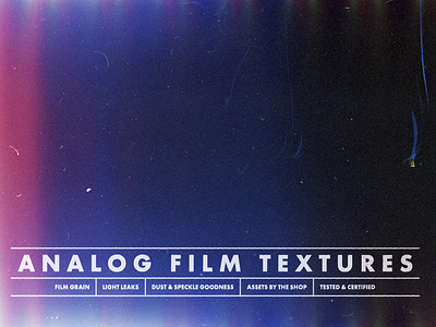 Analog film textures