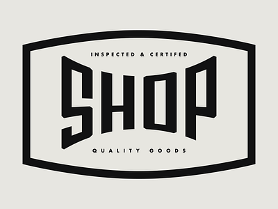 The Shop badge updates creative market deal design resources go medias arsenal the shop visual identity