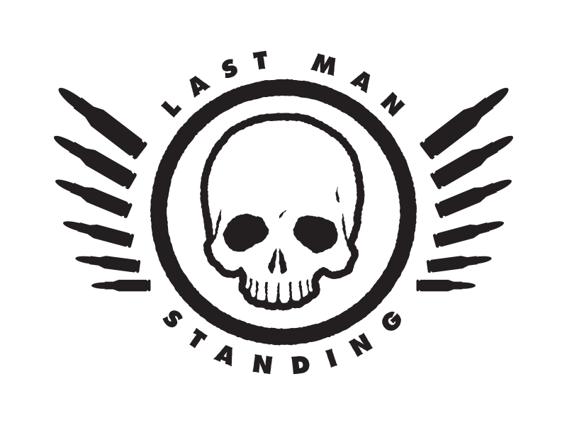 LSM - Digitization - Round 02 badge branding fps last man standing shooter skull video game visual identity