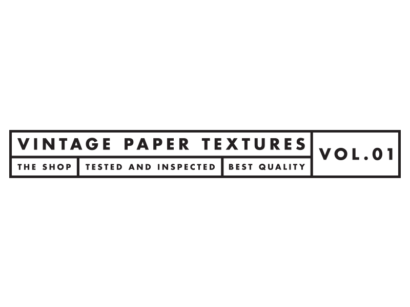 Vintage paper textures type element