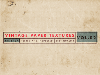 Vintage paper textures volume 02 futura bold mid century modern paper texture texture pack the shop vintage paper