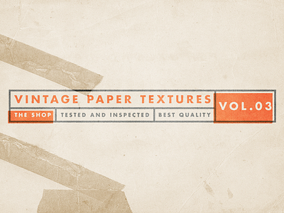 Vintage paper textures volume 03 futura bold mid century modern paper texture texture pack the shop vintage paper