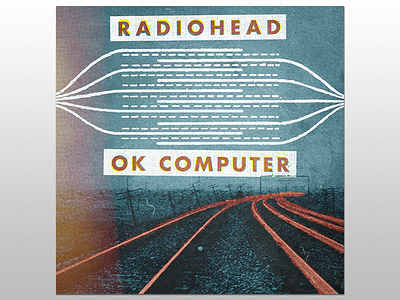 #FUTURALBUM: Radiohead's OK Computer (1997) album cover experimental futuralbum grunge radiohead record cover