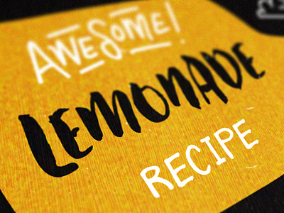A type-based lemonade recipe card bacon sandwich design cuts educational habaneros heartstrings lemon squeeze lemonade mustache recipe card rembrandt tutorial zanjeros