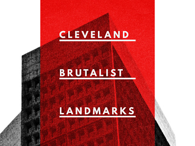 Building a brutalist conference poster architecture arsenal brutalism cleveland educational go media gomediazine league gothic league spartan bold tutorial