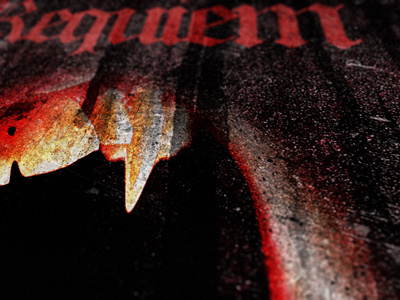 Project 52.25 - Requiem Chevalier Vampire grunge poster project 52 requiem chevalier vampire studio ace of spade textured vampire