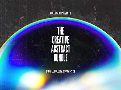 Rule by Art's creative abstract bundle - 22 hours left bundle design assets promotional rule by art