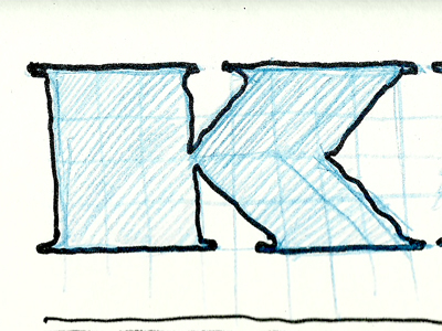 Kansas Bible Company branding branding k kansas bible company logo sketched