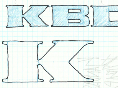 Kansas Bible Company branding branding k kansas bible company logo sketched