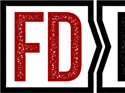 Fletcher Drive final branding arrow bebas neue black box branding fletcher drive grunge red studio ace of spade textured