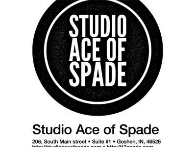 SAoS envelope graphic branding envelope studio ace of spade