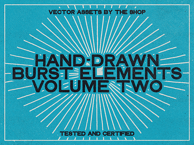 Hand-drawn burst elements, volume 02 (36 new bursts!)