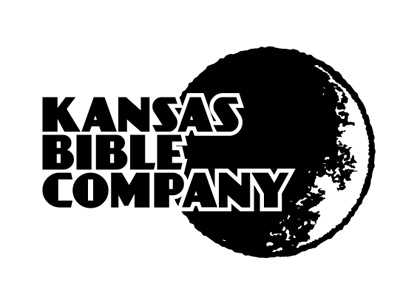 Kansas Bible Company branding branding dayposterblack kansas bible company logo moon