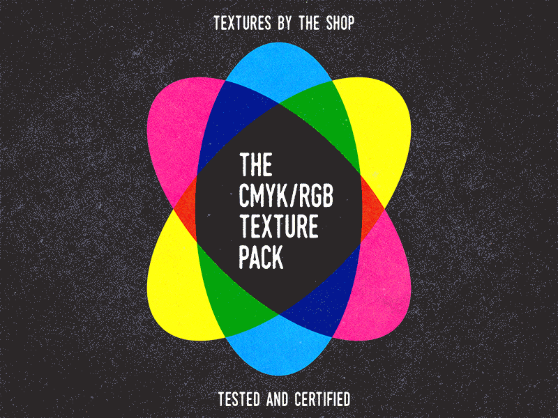 Introducing the CMYK/RGB texture pack! cmyk color spectrum grunge noise rainbow rgb sbh soft subtle texture pack the shop