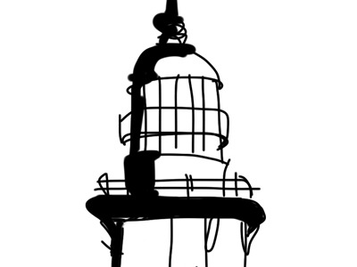 DMG - Hand drawn lighthouse branding hand drawn lighthouse