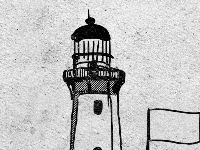 DMG - Blends, no more seal? blending branding illustrator lighthouse seal textured vectors