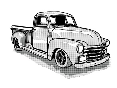 Big boys, big toys / Hell yeah trucks III chevrolet fuck yeah trucks ipad pickup sketchbook pro vintage