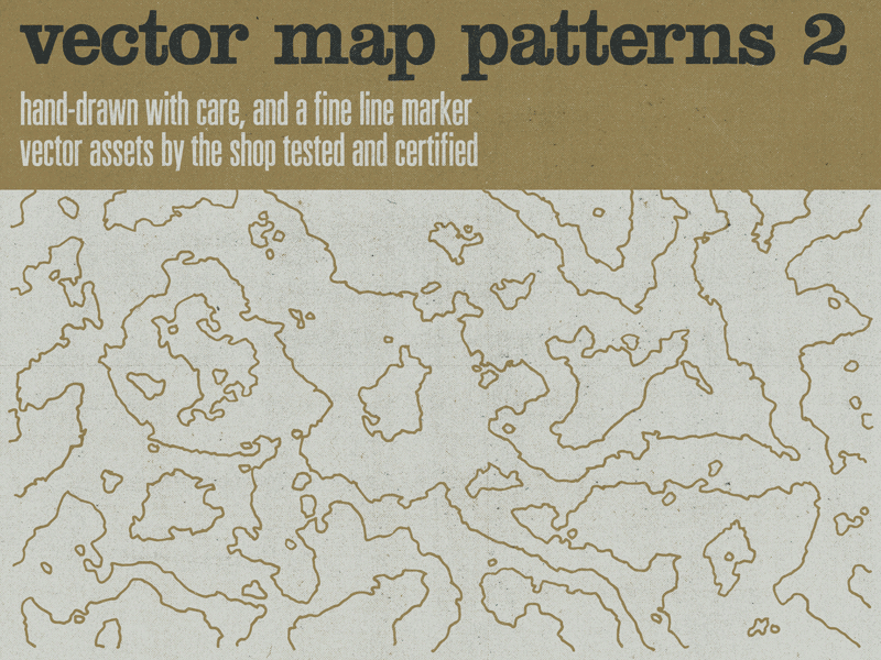 Hand-drawn vector maps volume 2