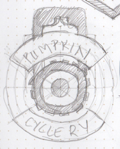 Pumpkinvine Cyclery - Sketches series 1