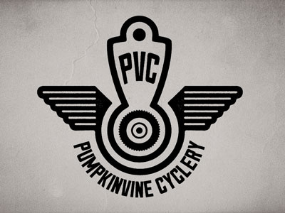 Pumpkinvine Cyclery - Winged badge