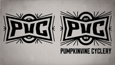 Pumpkinvine Cyclery - Block badge