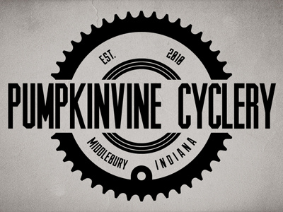 Pumpkinvine Cyclery - Minimalistic approach arvil sans badge bicycle bicycle shop gear muncie pumpkinvine cyclery vintage