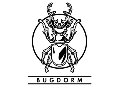 Stag beetle - IV - BugDorm, black and white bugdorm cartoon futura minimalistic stag beetle