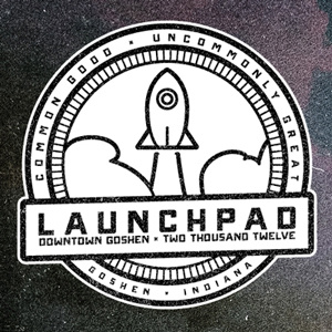 Launchpad - Rocket circle badge III - New banner badge branding launchpad onramp rocket the launchpad
