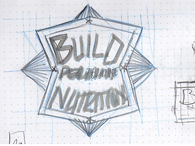 Built Performance Nutrition - Branding - Sketches 01 branding built performance nutrition sketches
