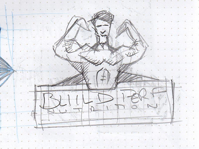 Built Performance Nutrition - Branding - Sketches 02 branding built performance nutrition sketches