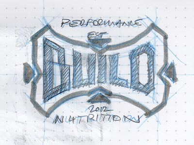 Built Performance Nutrition - Branding - Sketches 10 branding built performance nutrition sketches
