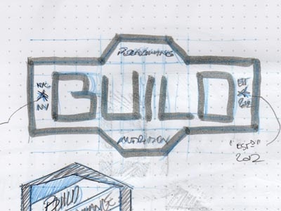 Built Performance Nutrition - Branding - Sketches 11
