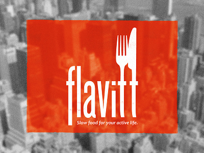 Flavitt branding touch ups branding cambria candara flavitt food fork knife knockout new york city nyc