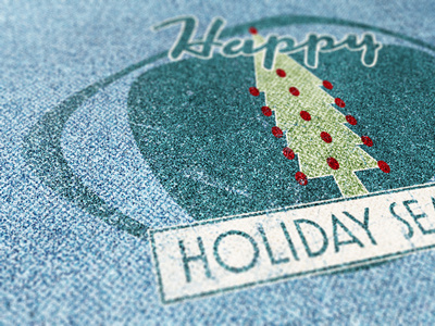 Xmas card - Happy holiday season card holiday studio ace of spade texture xmas card