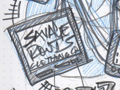 Savage Roots - Knowledge conspiracy - Sketch v2 apparel design savage roots sketch