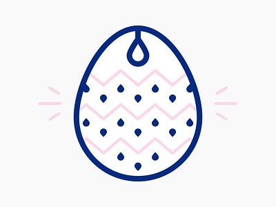 Easter Egg easter easter egg easter eggs egg flat illustration food holiday icon icon illustration lineart outline icon pattern