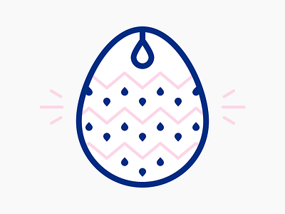 Easter Egg easter easter egg easter eggs egg flat illustration food holiday icon icon illustration lineart outline icon pattern