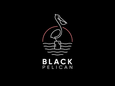 Black Pelican band black logo logodesign music pelican