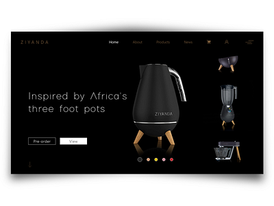 Ziyanda UI Design