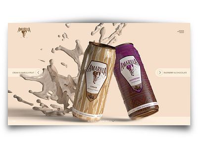 Amarula Can Concept UI app branding design graphic design ui ux vector