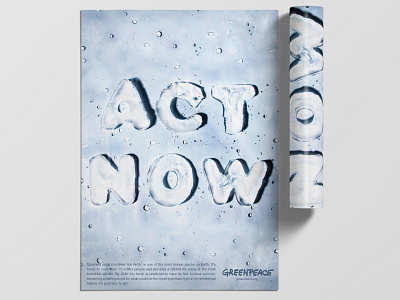 Greenpeace PSA design lightroom photography photoshop typography