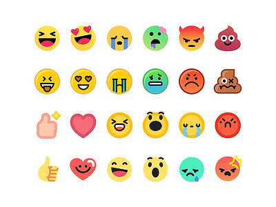 Emoji icon illustration ui