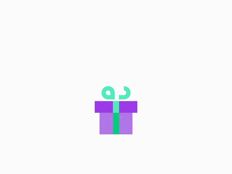 Giftbox icon lottie
